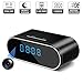 RZATU - Hidden Camera Alarm Clock - Spy Camera Wireless - Nanny Camera WiFi - Mini Home Security Monitoring Cam with Cell Phone iPhone Android App - 1080P HD - Night Vision Motion Detection