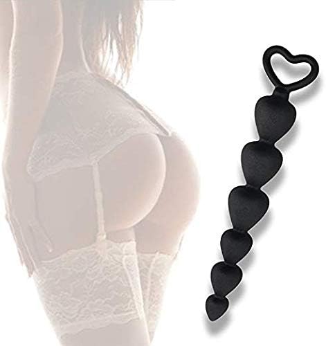 YZTT Training Beads Kit Toy - Womens Silicone Stimulator Games - Beginners Set - Best Idea for Gift to Him and Her - Black