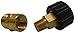 Ultimate Washer UW16-PW4DCF Pressure Washer Screw Nipple, M22 x 1/4-Inch Connectors for Hose, Gun and Spray Wands