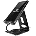 WixGear Phone Stand, Premium Phone Holder for iPhones, Android Smartphones & Mini Tablets –Sturdy Metal Phone Stand for Desk with Smart Cord Holder System