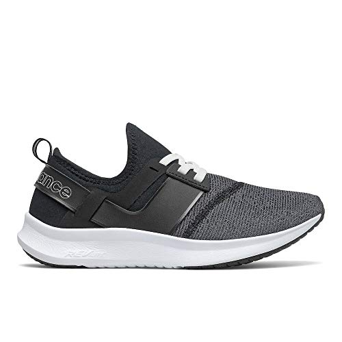 New Balance womens Nb Nergize Sport V1 Sneaker, Black Heather, 9 Wide