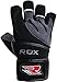 RDX Weight Lifting Gloves for Gym Workout - Cowhide Leather, Long Wrist Support with Anti Slip Palm Protection - Great Grip for Fitness, Bodybuilding, Powerlifting, Strength Training & Exercise