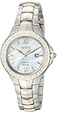 Seiko Women's 'COUTURA' Quartz Stainless Steel Casual Watch, Color:Two Tone (Model: SUT240)