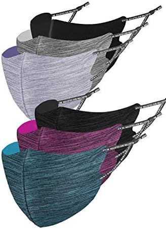 Wild Scene 洗える マスク スポーツマスク 6枚セット 男女兼用 調整タイプ 1weekコーディネート 釣具メーカーが作った 息苦しくないマスク