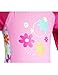 TFJH E Girls Long Sleeve Swimsuits UPF 50+ Swimwear Rash Guard Bathing Suit with Zip (5-6Years(Tag.No.104/110), Pink)
