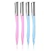 Uharbour Stainless Steel Eyebrow Razor and Shaper for Men and Women,Grooming Shavers(Pack of 4pcs)