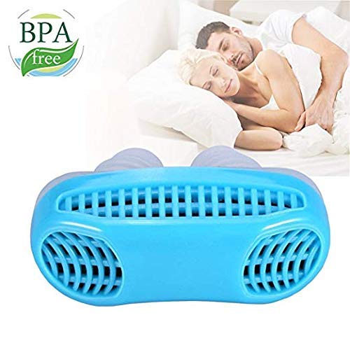 Upgrade 2-in-1 Anti Snoring Devices, Snoring Solution Nasal Dilator Nose Vents Plugs Clip Stop Snoring Aids Snore Stopper Reduce Snoring Sleeping Aid Device for Ease Breathing Comfortable Sleeping