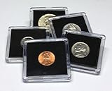Hobbymaster 25 Assorted BCW Coin Snap Holders, 5 Different Sizes