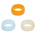 DHCare Glitter Silicone Wedding Ring Wedding Band 9mm Wide (2mm Thick)-3 Ring Pack for Women Flexible Comfort Sport Safety Love Ring (6 (16.5mm))