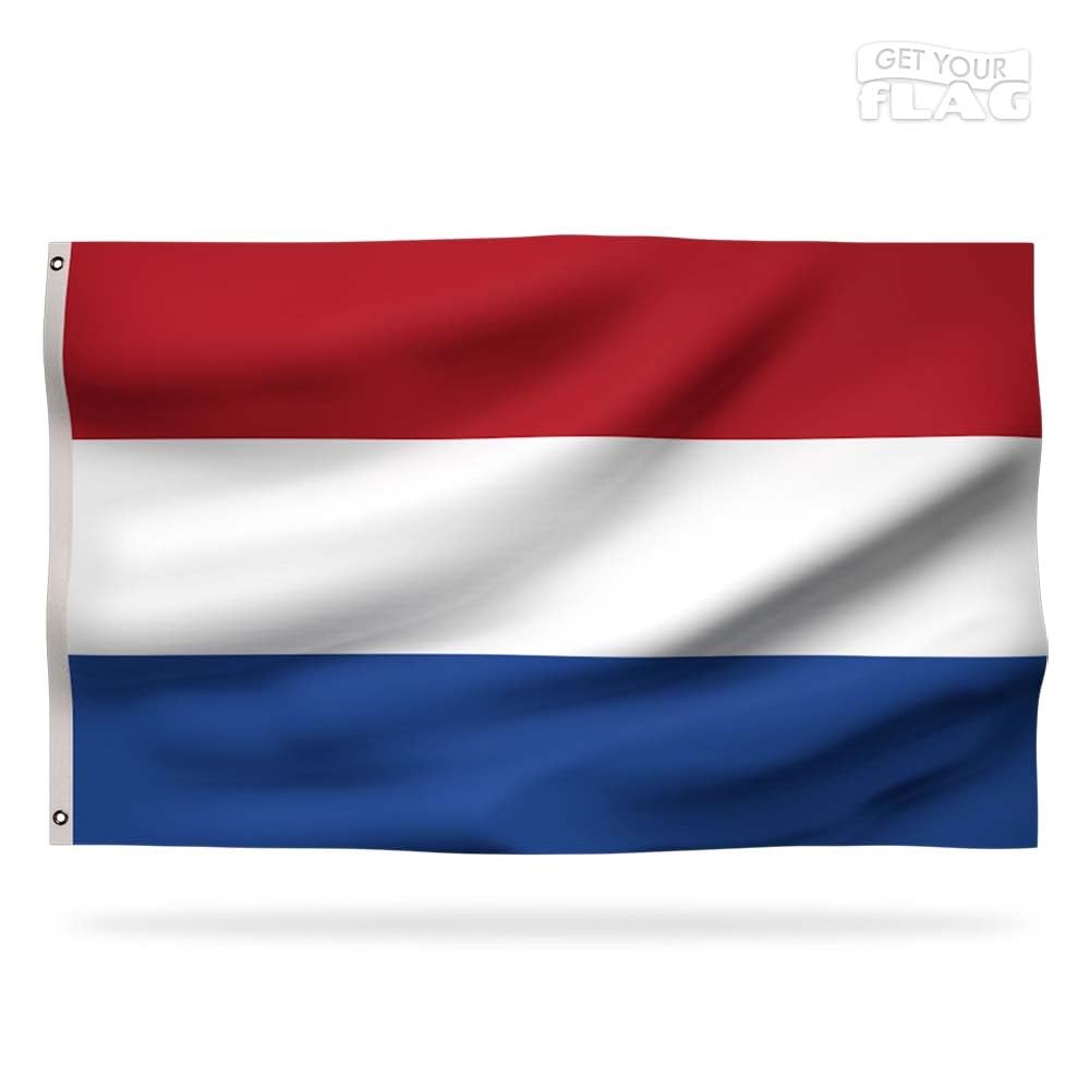 Premium Netherlands Flag 150x90cm - Very Resistant and Excellent Quality Dutch flag with 2 metal eyelets - Be proud of your colors ! — image 1