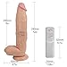 Sex Talk 12 inch Huge Flesh Dildo Vibrators with Extra Strong Suction Cup Realistic Dildo Real Dong Penis Imitation Dildos for Women