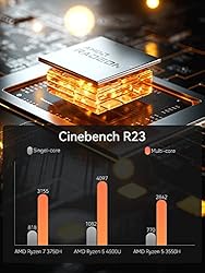 MINISFORUM Mini PC UM450 AMD Ryzen 5 4500U 6C/6T up