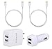 Getwow 4-in-1 Essential Home and Car Charger Kit for Samsung Galaxy S5 / Note 3