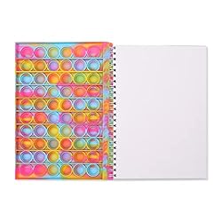 tetyseysh Bubble Fidget Pop-On-It Spiral Notebook
