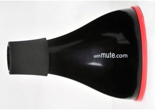 Bremner Trombone Practice Mute, Black, Plastic, B Flat, Silent, Classic