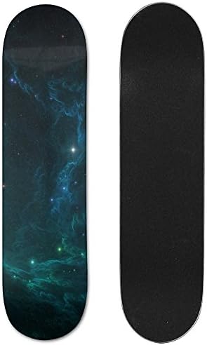 LzVong Longboard Galaxy Vintage 31 Inch Maple Complete Double Kick Concave Standard Skateboards Skate Boards