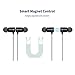 Bluetooth Headphones with Microphone, 4.2 Wireless Bluetooth Earbuds w/Metal Magnetic Headset Stereo Sports Sweatproof in Ear Earphones（Blackthumb 1
