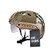 OneTigris Multifunctional Tactical Helmet Airsoft Paintball Fast Helmet with Protect Goggles (Multicam)