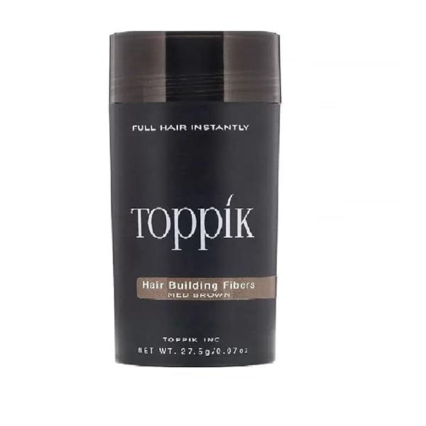 TOPPIK HAIR BUILDING FIBERS, MEDIUM BROWN, .36 OZ