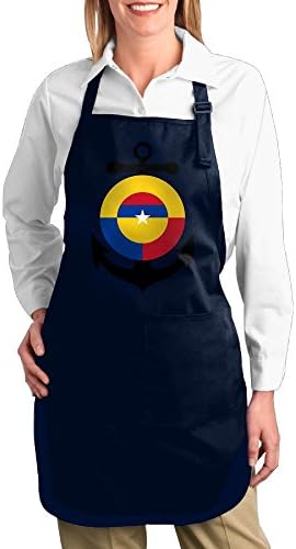 QaWDVF Versatile Work Apron For Men And Women Colombian Naval Aviation Multipurpose Canvas Aprons