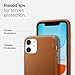 CYRILL Basic Leather Designed for Apple iPhone 11 Case (2019) - Saddle Brown