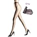 Pantyhose for Women Sheer Stockings 3 Packs Full Length Reinforced T Crotch 15 Denier(L/XL)