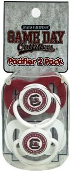 Jenkins Enterprises South Carolina Gamecocks NCAA Baby Paciifers - 2 Pack