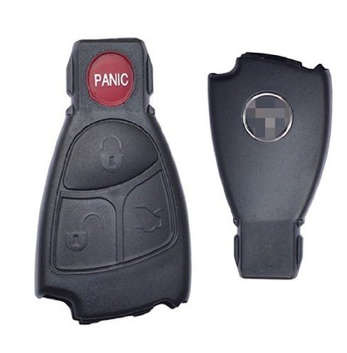 For 2008 Mercedes-Benz C350, E320, GL450, GL550, R320, SLK280 4 Buttons New replacement Keyless Remote Entry Key fob Case Shell (3+1panic, Just a Empty Key shell, No chips inside)