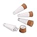 Docooler 4PCS Hexagon Cork Shaped USB Rechargeable LED Night Light Super Bright Empty Wine Bottle Lamp for Party Patio Xmas