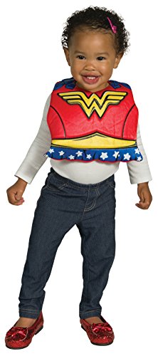 Rubie's Costume Co. Baby Dc Comics Wonder Woman Bib With Removable Cape