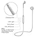 LBell Wireless Headphones V4.1 Wireless Stereo Earbuds Built-in Noise Cancellation Stereo Bluetooth Headphones with Mic Compatible for Android (White)
