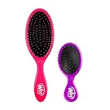 Wet Brush Original Detangler Pink and Purple Squirt Brush Strawberrylicious Combo