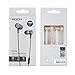 ROCK Earbuds with Microphone Metal Housing Durable Braided Cable Low Distortion Noise Isolating HiFi Stereo Heavy Bass Wired Stereo in-Ear Earbuds Headphones Headset with 3.5mm Jack (Tarnish)