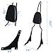 Senkauto Motorcycle Passenger Backrest Sissy Bar Seat Pillion Pad for Harley Sportster XL 883 1200 2004-2019