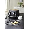 DeLonghi-Distinta-X-CTIN4003BK-Designer-4-Slice-Toaster-Variable-Browning-Control-ReheatDefrostBagel-Function-Black De'Longhi Distinta X CTIN4003.BK Designer 4 Slice Toaster, Variable Browning Control, Reheat/Defrost/Bagel Function…
