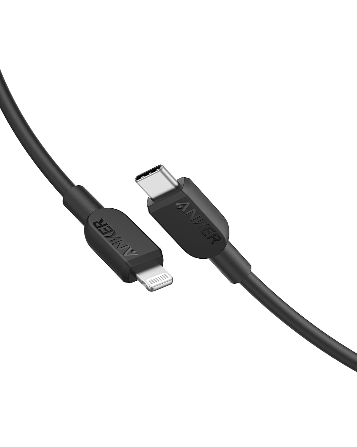 Anker USB C to Lightning Cable, 3ft MFi Certified, Fast Charging for iPhone 14 Plus/Pro/13/12/11/X/XS/XR (Black, Charger Not Included)