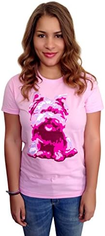The Dog Squad Women's Yorkie T-Shirt, Large