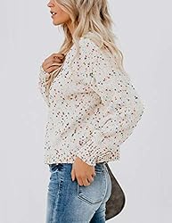 Relipop Women's Pullover Knitwear Crewneck Long