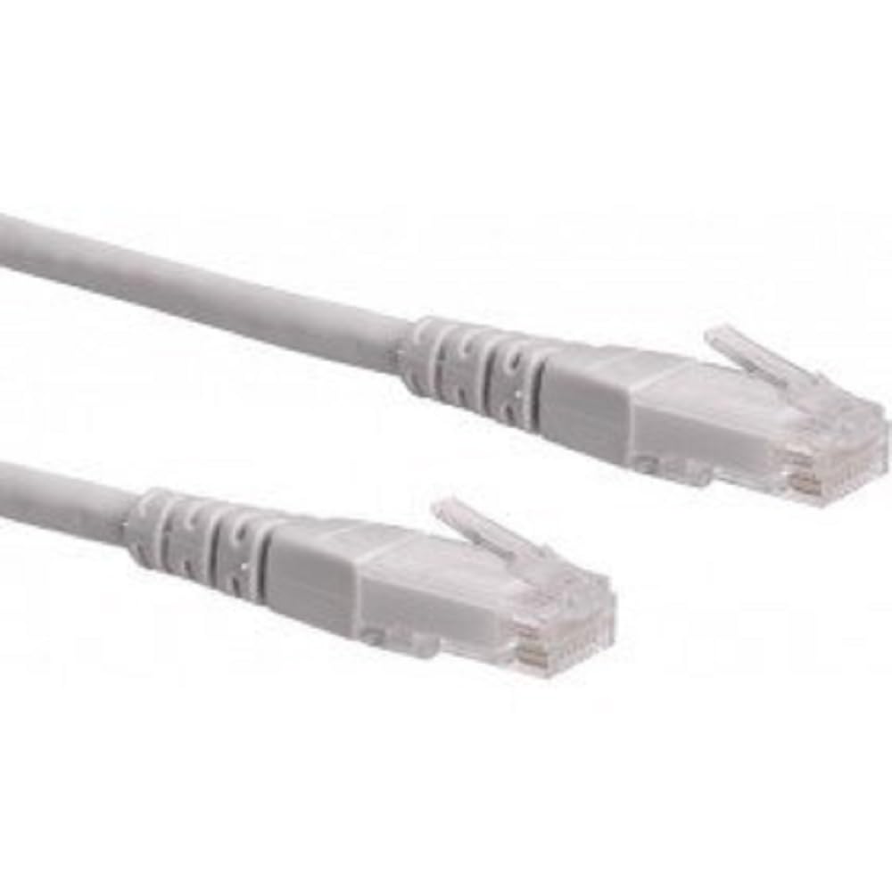 Roline LAN cable Cat 6 | UTP Ethernet network cable with RJ45 connector Gray 1.5 m