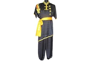 ZooBoo Chinese Traditional Martial Arts Uniform Short Sleeves Kung Fu Performance Clothing