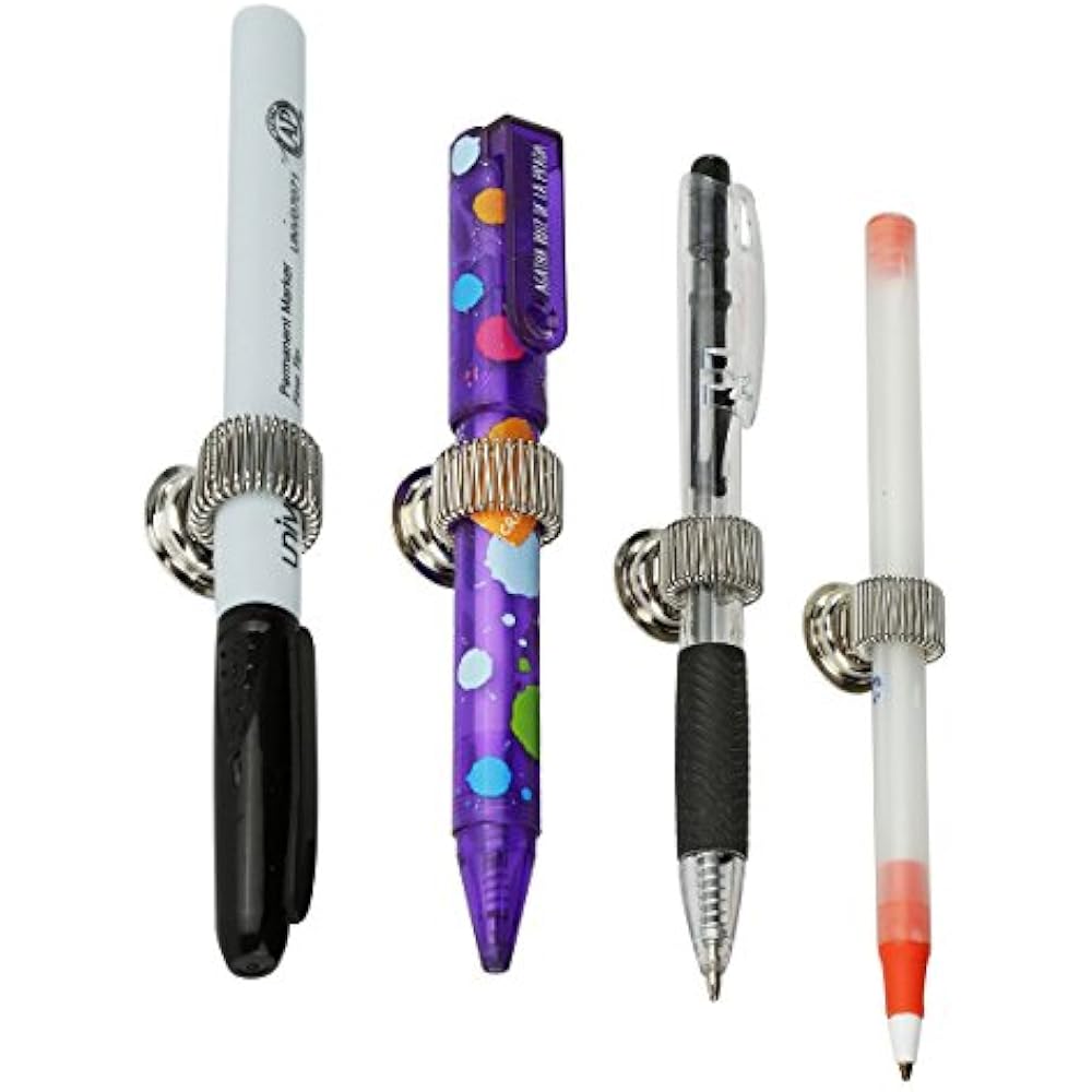 Pen Clip Holder Self Adhesive Adjustable Pencil Holder(4 Pack) Mother