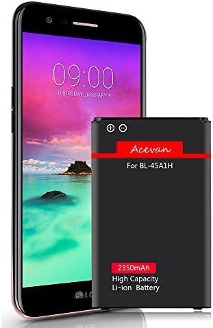 BL-45A1H Battery, Acevan 2350 mAh Li-ion Replacement Battery BL45A1H for LG K10, F670K, F670S, MS428, with 3 Years Warranty