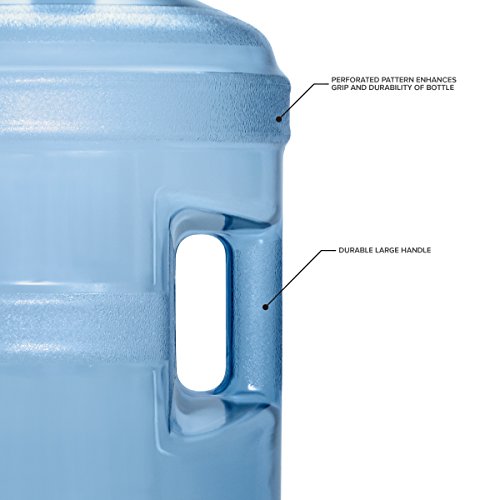 Polycarbonate Plastic Reusable Water Bottle Container (Made in USA) (5 Gallon)