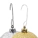 2 Packs Christmas Holiday Ornament Hanger Hooks GREEN & SILVER (each pack contains 300pc)