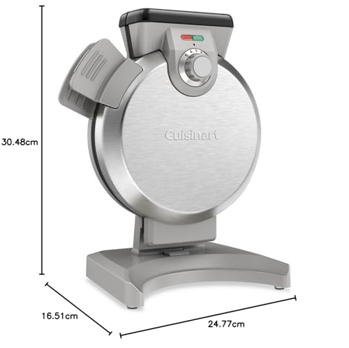 Cuisinart WAF-V100C Vertical Belgian Waffle Maker/Waffle Iron, Silver