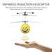 REALACC Flying Facial Expression Helicopter Ball Mini Helicopter Infrared Induction Helicopter with Led Light RC Toy RC Flying Ball RC Infrared Induction for Kid Teenagers