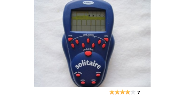 radica solitaire handheld game 2000