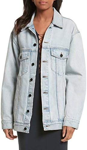 Alexander Wang Women's Denim x Daze Bleach Oversize Denim Jacket