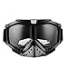 Adult Motorcycle Off-Road Dirt Bike Street Bike ATV&UTV Cruiser Adventure Touring Snowmobile Goggles Mask (Clear)