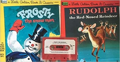 Walt Disney Storyteller Little Golden Book Tape Rudolph The Red Nosed Reindeer Frosty The Snow Man Books Tape 2 Books On 1 Cassette 1978 Amazon Com Books